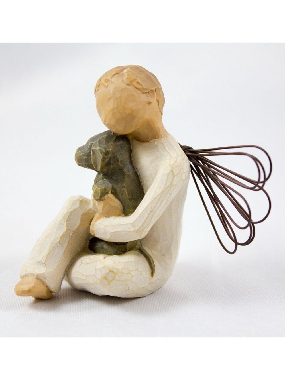Willow Tree Angel of Comfort Figure Child w/Puppy Susan Lordi Design 26062